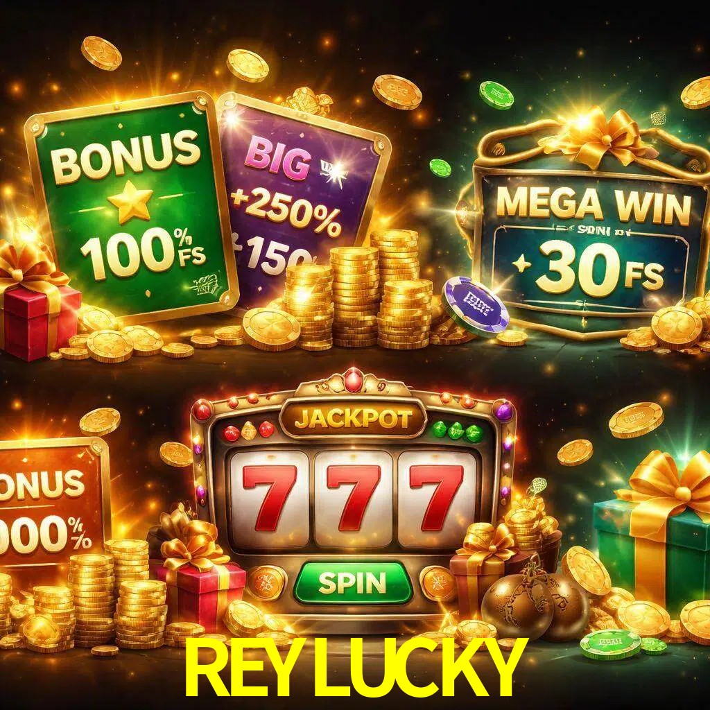 Tipos de bonos REYLUCKY incluyendo recompensas de bienvenida y promociones continuas