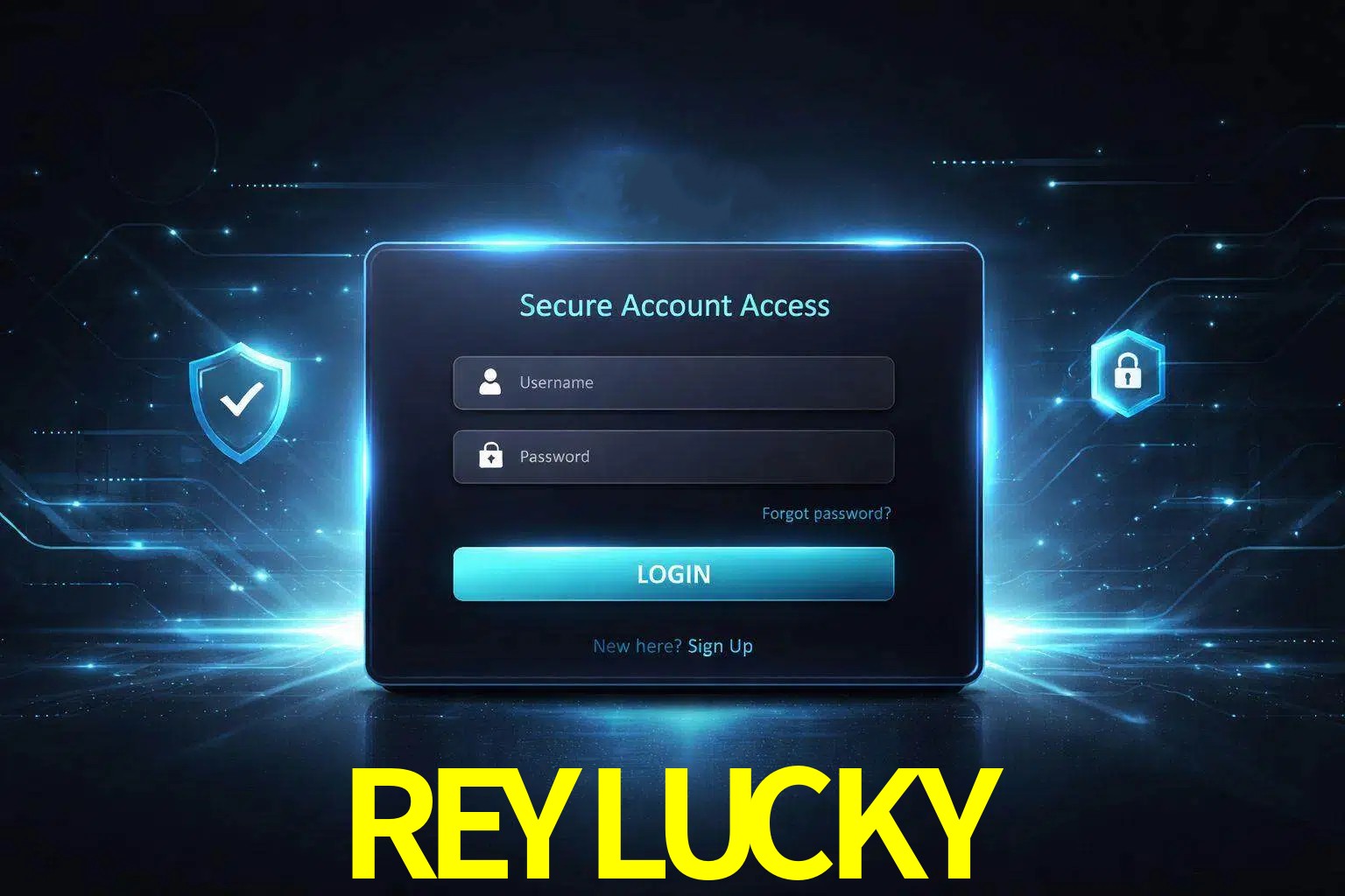 Pantalla de inicio de sesión de cuenta REYLUCKY para usuarios en México